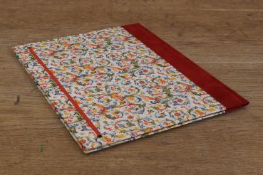 Dokumentenmappe Florentinerdesign mit Gold und rotem Samt